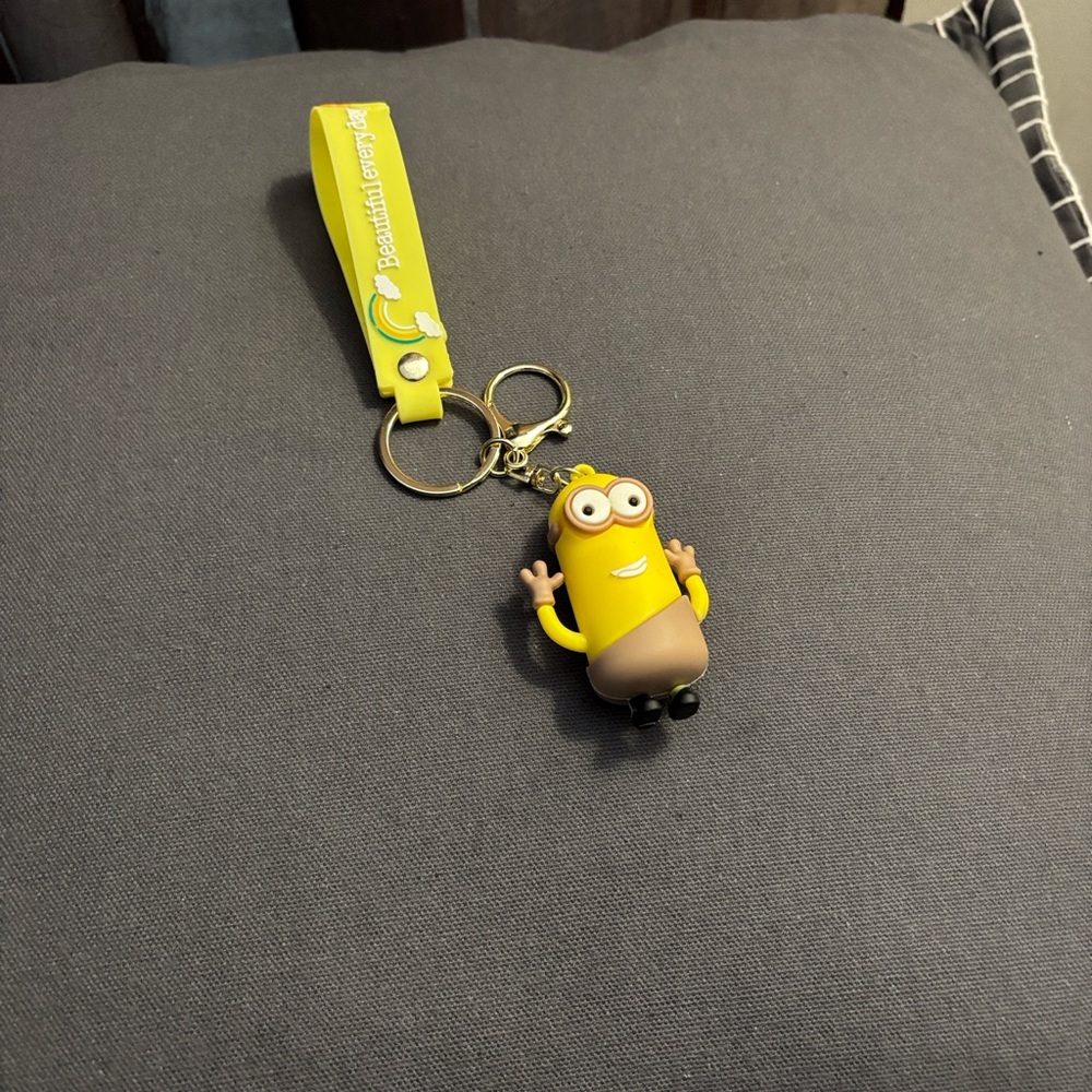 Yellow and Brown Character Keychain